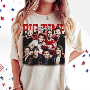 Retro Big Time Rush Shirt, Big Time Rush fans, Rush Tour Shirt, Big Time Rush T-shirt, Big Time Rush shirt, Big Time Rush Band Pop Music Fan