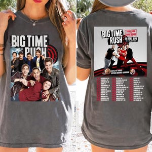 Big Time Rush In Real Life Worldwide Tour 2025 Shirt, Big Time Rush 2025 Concert, Big Time Rush Fan Gift, Big Time Rush Merch, BTR Band Tee