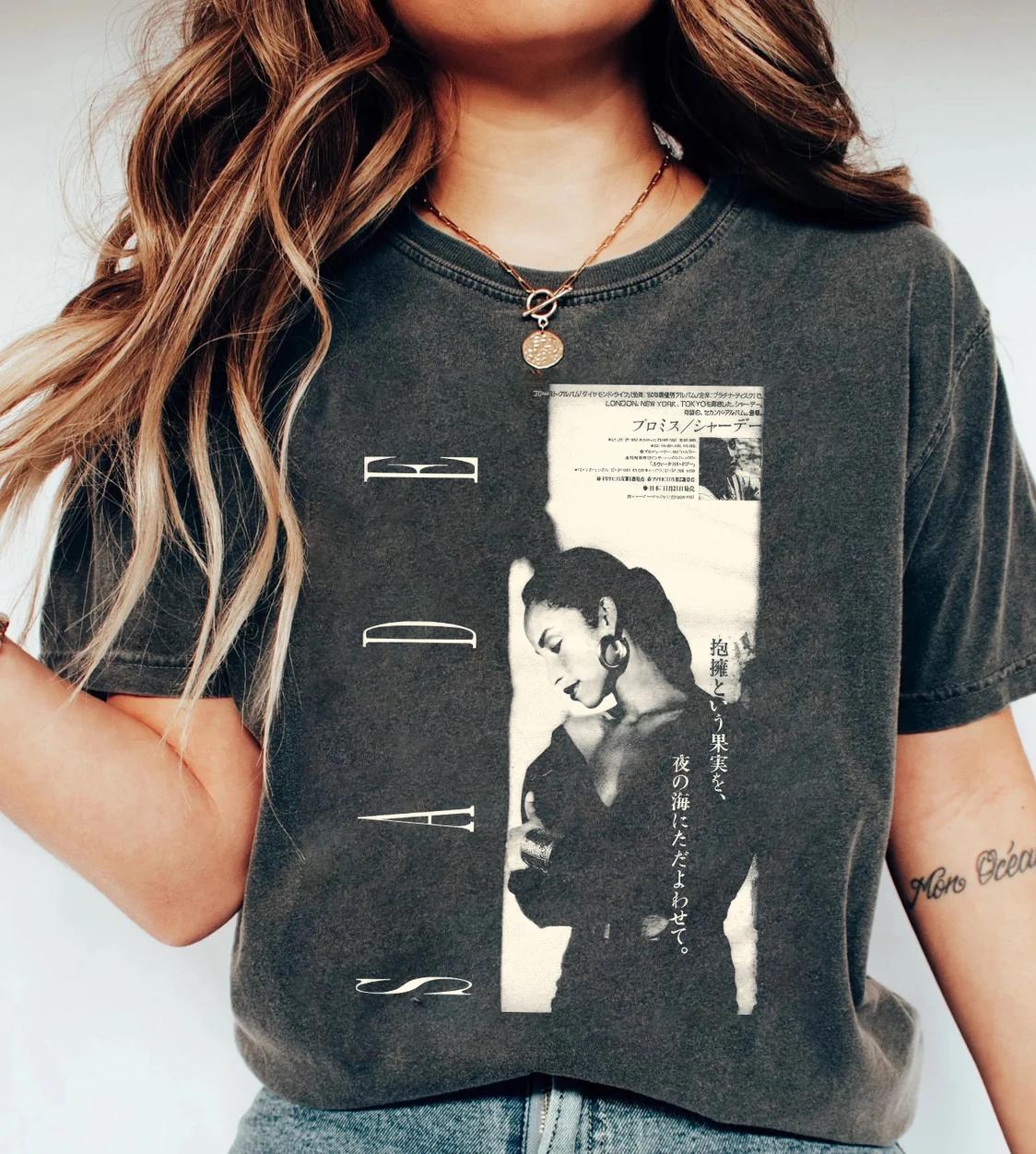 Sade digital file, Sade Adu PNG file, Sade Fan Gift Shirt, Sade Tour Shirt, Sade World Tour, Sade shirt Sade Rap Hip Hop 90 Vintage tee