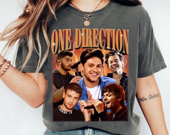 Vintage One Dir.ection Pop Music Shirt, One Funny Direction Graphic Shirt, Retro Direction Music Album Shirt, 1D Gift For Men Women Shirt