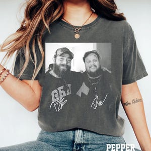 Post Malone, Post Malone-shirt voor kinderen, Post Malone-tour, Big Ass Stadium-tour, Posty 2025-tour, Jelly Roll, Jelly Roll-tour, Posty Tour-merchandise
