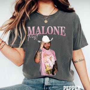 Comfort Colors Vintage Post Malone Shirt, Malone Rap Music Shirt, F1 Trillion Tour Shirt, Posty Rapper Shirt, Malone Music The Album