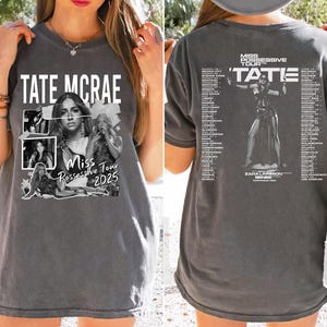 Comfort Colors® Tate McRae 2025 Concert Tee, Miss Possessive Tour 2025, Tate McRae Fan Gift Shirt, Tate McRae Merch, Tate McRae Graphic Tee