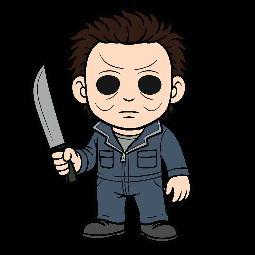 Kid Slasher Sticker Horror Sticker | Michael Myers | Halloween | Horror Fan Sticker ...