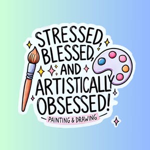 Art Lover Sticker | Digital Download | SVG & PNG Format