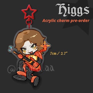 Higgs Death Stranding 2 Acrylic Keychain