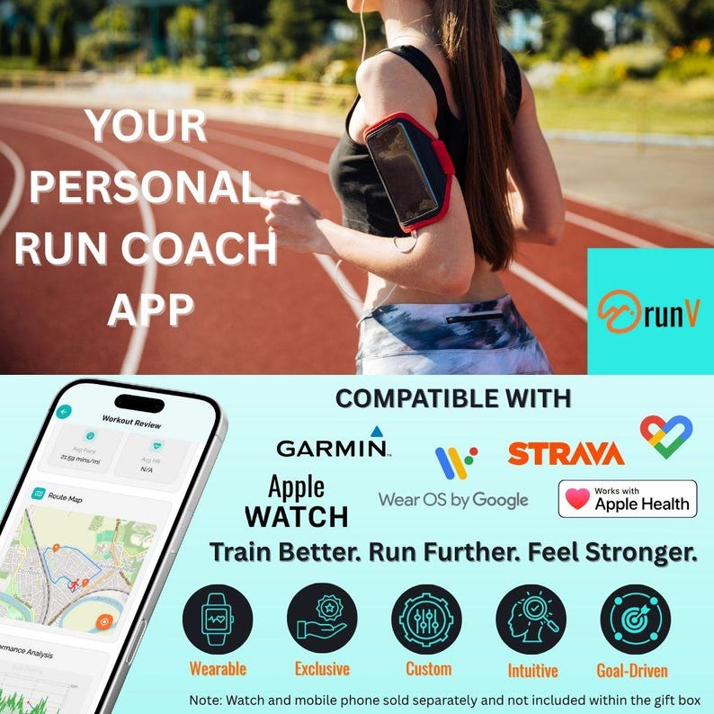 Caja de regalo para corredores: 13 artículos esenciales para correr (incluye cinturón, linterna frontal y app de entrenamiento) - Entrega rápida en EE. UU. imagen 10
