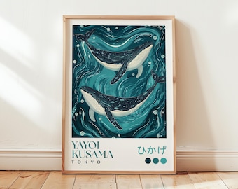 Yayoi Kusama Wal Kunstdruck Abstraktes Wandbild