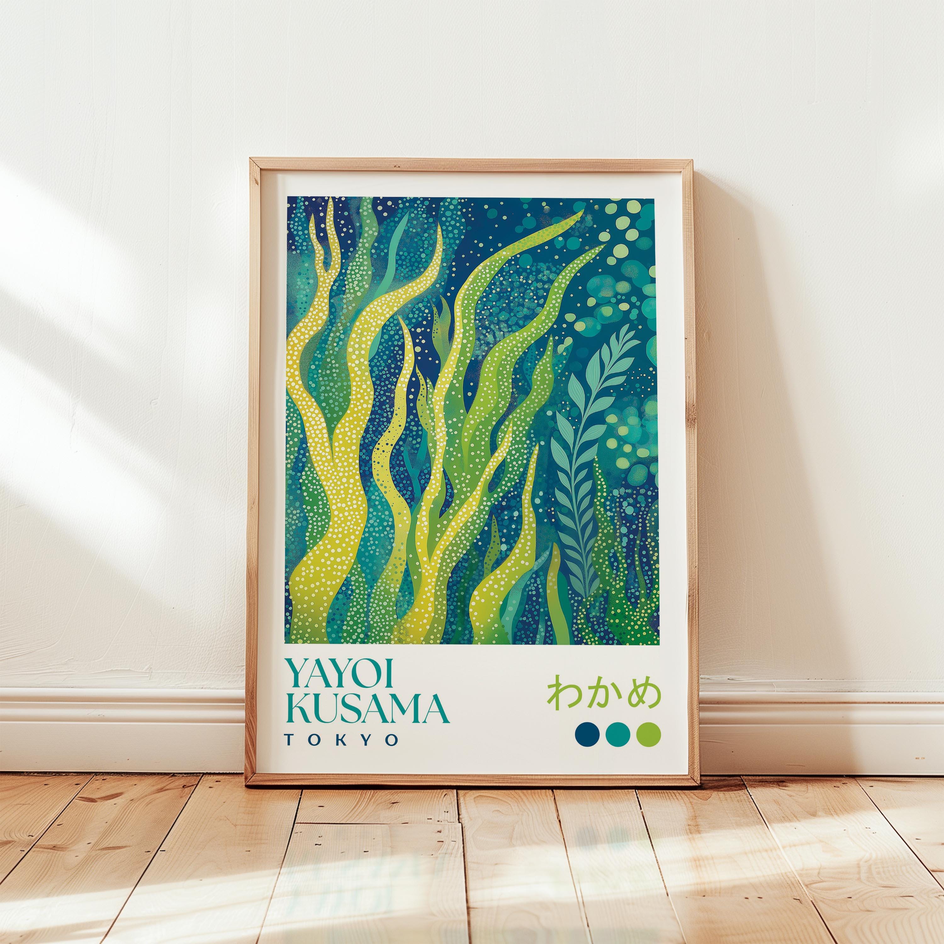 Yayoi Kusama Seaweed Print: Abstract Japanese Ocean Art - Etsy