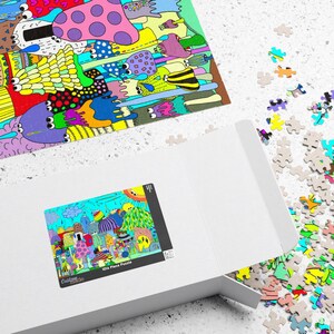 erii series - mushroom forest - Jigsaw Puzzle 110/252/520/1014piece with white box