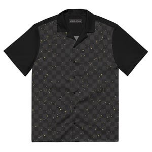 Traditional Japanese Pattern Button-Up Shirts - WA puttern Ichimatsu
