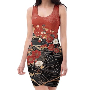 Japanese Bodycon - Etsy Japanese Bodycon - Etsy