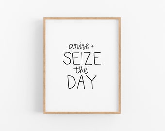 Seize The Day Lyrics Etsy