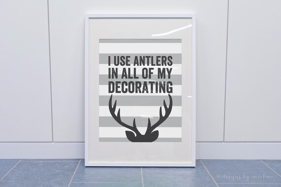 Items Similar To Gaston I Use Antlers In All Of My Decorating