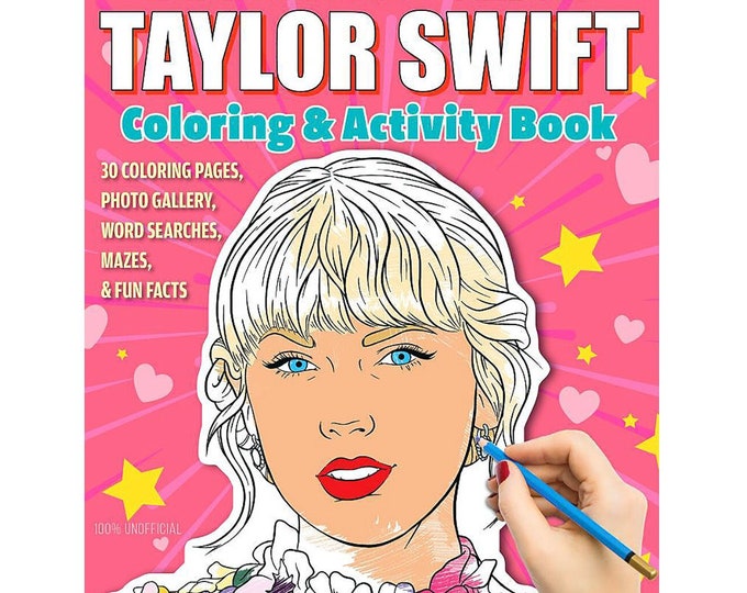 Taylor Swift, Coloring & Activity Book, Taylor Swift Coloring Book, Photo Gallery, Swifties ...