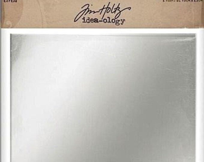 Tim Holtz Ideaology Mirrored Sheets Adhesive Backed Metal Mirror