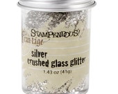 Stampendous - Frantage - Crushed Glass Glitter - Chunky - Silver