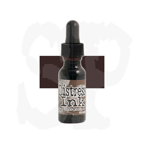 Tim Holtz - Distress Ink Reinker - Refill - Walnut Stain - Brown