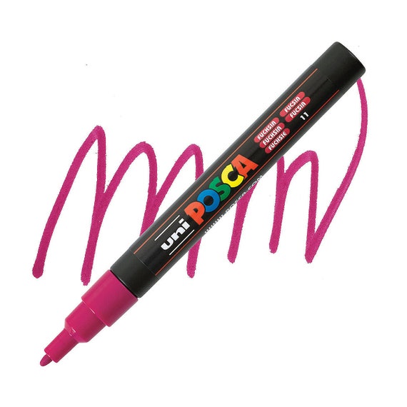 Pennarello Alimentare Rosa/Fucsia: Doppia Punta (Fine 1,5mm E Pennello 2,5mm) Ricaricabile Con Inchiostro Commestibile Per Pasta Di Zucchero
