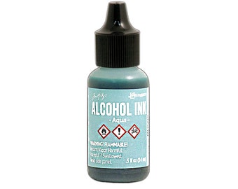 Ranger, Tim Holtz, Alcohol Ink, Aqua Alcohol Ink, hellblaue Alkoholtinte, pastellblaue Alkoholtinte, 150 ml