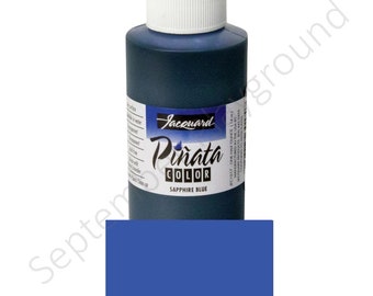 Jacquard, Piñata Color, Alcohol Ink, Sapphire Blue Alcohol Ink, 4 fl oz, Blue Alcohol Ink, Royal Blue Alcohol Ink