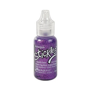 Ranger, colle pailletée stickles, colle pailletée aubergine, colle pailletée violette, ajouter de la dimension, ajouter de l'éclat, paillettes violettes, paillettes violet foncé