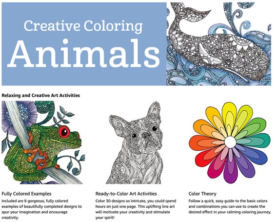 Design Originals Creative Coloring Animals