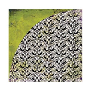 Gris basique, Eerie Collection, papier cartonné Halloween, 2 x Reaper, papier cartonné tête de mort, papier cartonné chats noirs, s'épanouir Halloween, vert, beige, noir