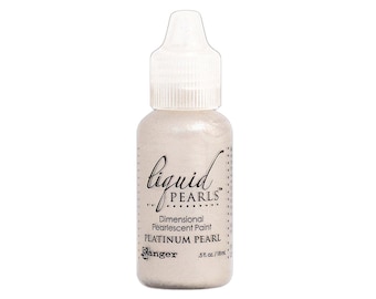 May include: A bottle of Liquid Pearls Dimensional Pearlescent Paint in Platinum Pearl. The bottle is 0.5 fl oz / 15 ml.
