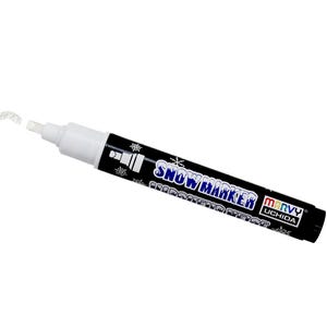 Marvy Uchida, Snow Marker, White Snow Marker, Puffs With Heat, Fabric & Paper Marker, Winter White, Add Dimension, Christmas Card Snow