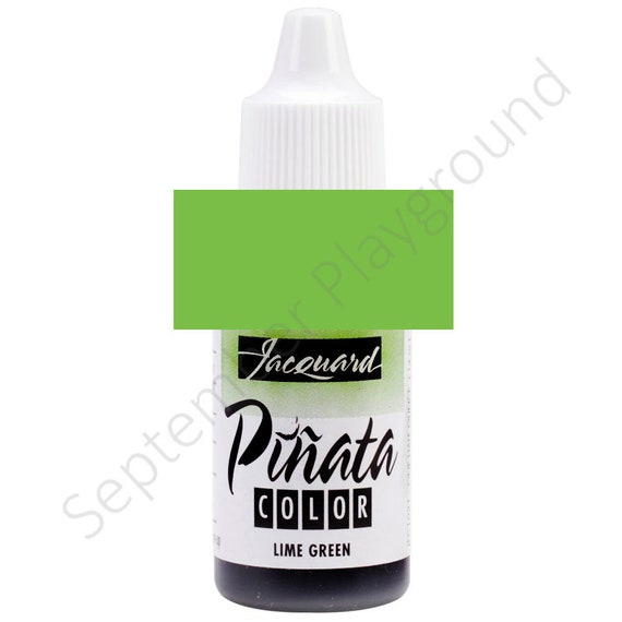 Jacquard, Piñata Color, Alcohol Ink, Lime Green Alcohol Ink, .5 Fl Oz,  Light Green Alcohol Ink, Pastel Green Alcohol Ink 