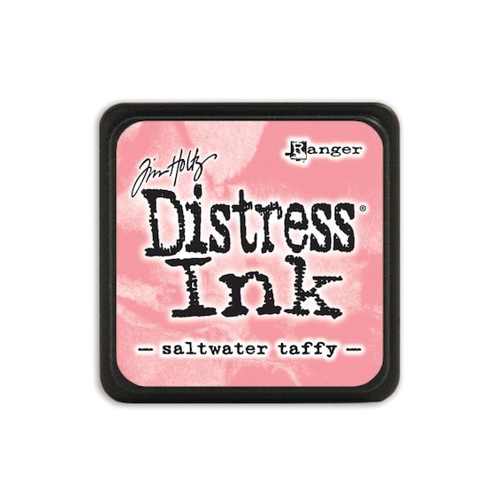 Ranger, Tim Holtz, Distress Ink, Mini Ink Pad, Saltwater Taffy Ink Pad,  Light Pink Ink Pad, Pink Ink Pad. Pastel Pink Ink Pad, Stackable
