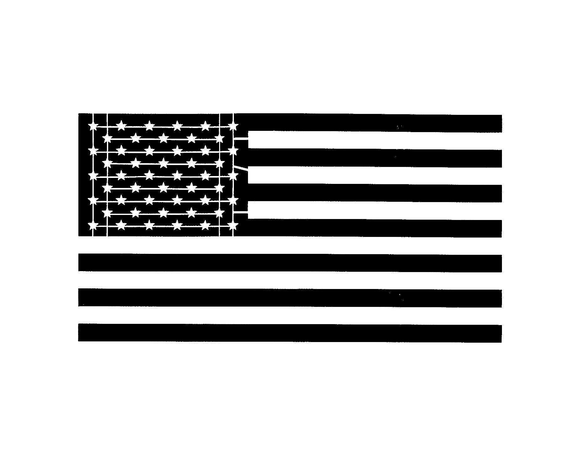 Set Di 5 Stencil Riutilizzabili Bandiera Americana E Stelle - 15,2 Cm, Per Pareti, Legno, Tela, Tessuto, Fai Da Te - 3