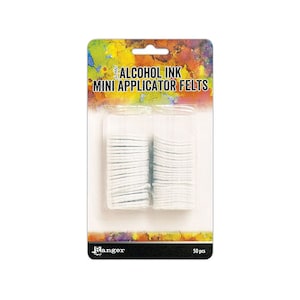 Ranger, Tim Holtz, Mini Applicator, Blending Tool, Replacement Felt, Alcohol Ink, Apply Ink, Round Felt Pads
