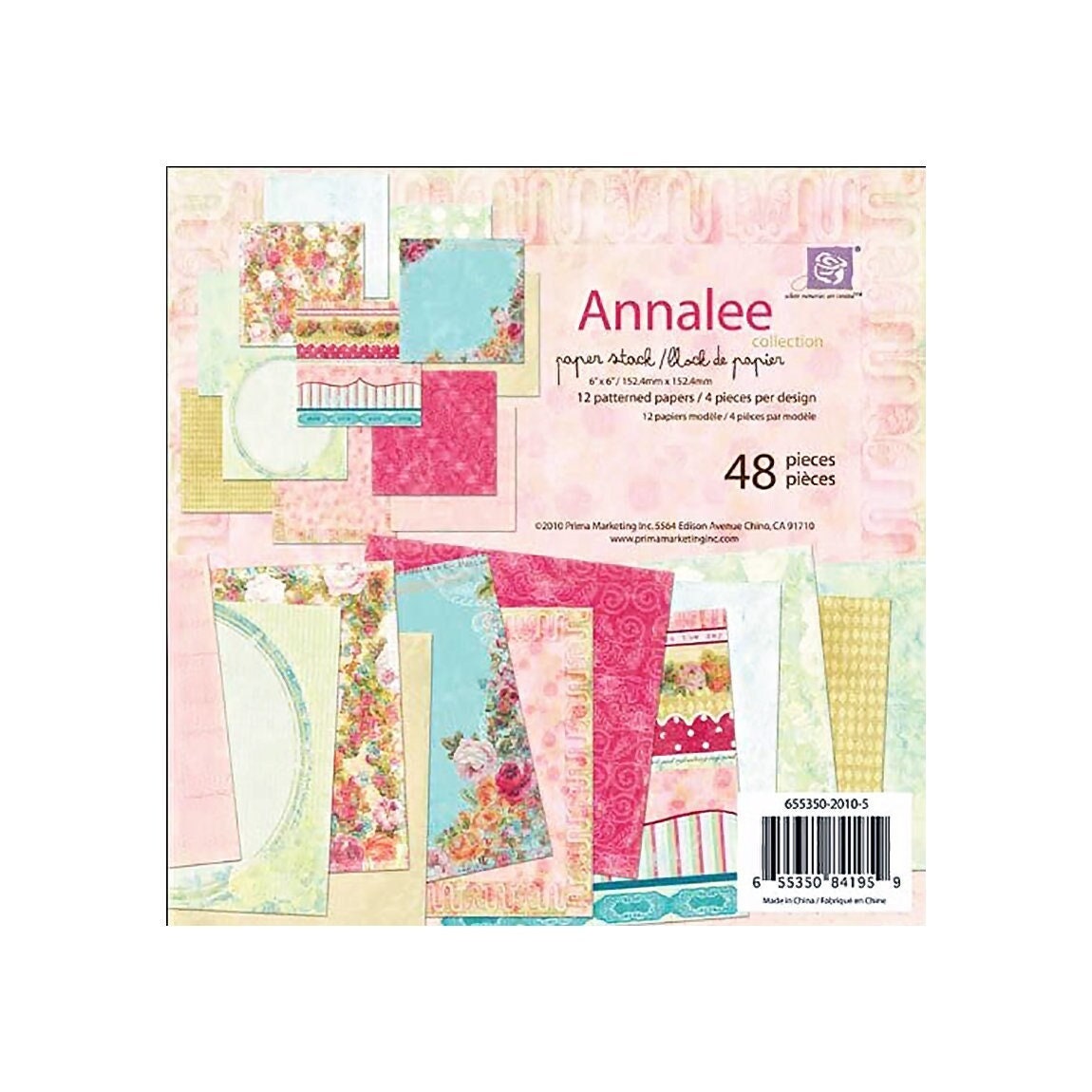Prima Annalee Collection Paper Stack 6 Paper Pad - Etsy Israel