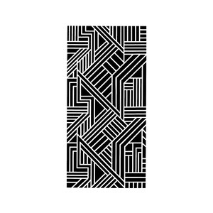 Really Great Stencils, Intersecting Lines Stencil, 4.5x9", Background, Delicate, Crisscross, Linear, Angular Stripes, Geometric, Lined Up
