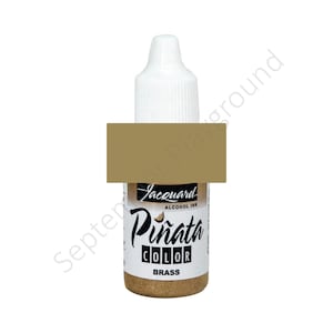 Jacquard, Piñata-Farbe, Alkoholtinte, Messingalkoholtinte, 120 ml, Metallische Alkoholtinte, Goldalkoholtinte
