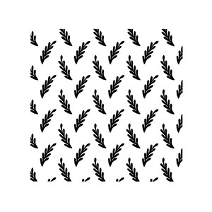 Carta Bella, Leaf Branch Stencil, 6x6", Leaves Stencil, Summer Branch, Floating Leaves, Background, Layering, Wheat, Gone to Seed, Grass