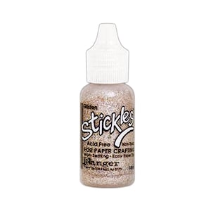 Ranger, Stickles Glitter Glue, Glisten Glitter Glue, Gold Glitter Glue, Add Dimension, Add Sparkle, Light Brown Stickles, Gold Glitter