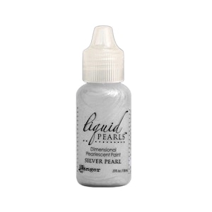 Ranger, Liquid Pearls, Pearlescent Paint, Silver Pearl, Silver Paint, Shiny Silver Paint, Silver Liquid Pearls, Add Dimension, Add Texture
