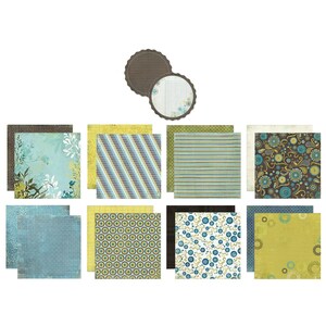 My Mind's Eye, So Sophie, Charming, 12" Karton, 9 Designs, Grunge Karton, Shabby Chic, Streifen Papiere, Ledger, Rund, Die-Cut