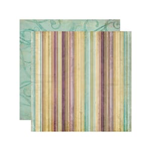 My Mind's Eye、So Sophie、Graceful、2 x 12 インチ カードストック、Happy For You、Precious Stripe、Grunge Cardstock、Shabby Chic、Striped、Swirls