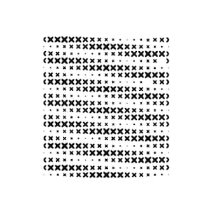 Très bons pochoirs, X Gradient 1, 5 x 7', réutilisable, superposition, arrière-plan, X convergents, multiplication, effet vieilli, rétrécissement, croissance