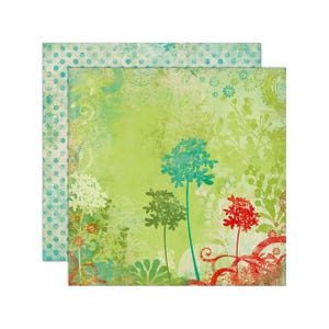 My Mind's Eye、So Sophie、Savvy、2 x 12インチカードストック、Brothers & Sisters、Gracious Greenery、グランジ、花、シルエット、水玉、グリーン
