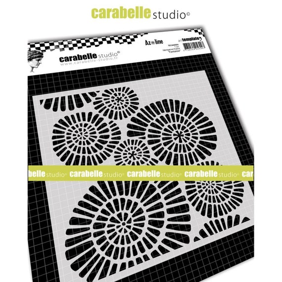 Carabelle Studio Cling Stamp A6 By Azoline Trio Of Lace SA60407