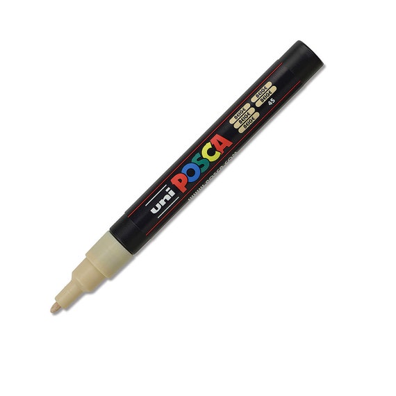 売れ筋がひ新作！ Posca Markers, Paint Marker, Beige Paint, 3M Fine Tip 靴