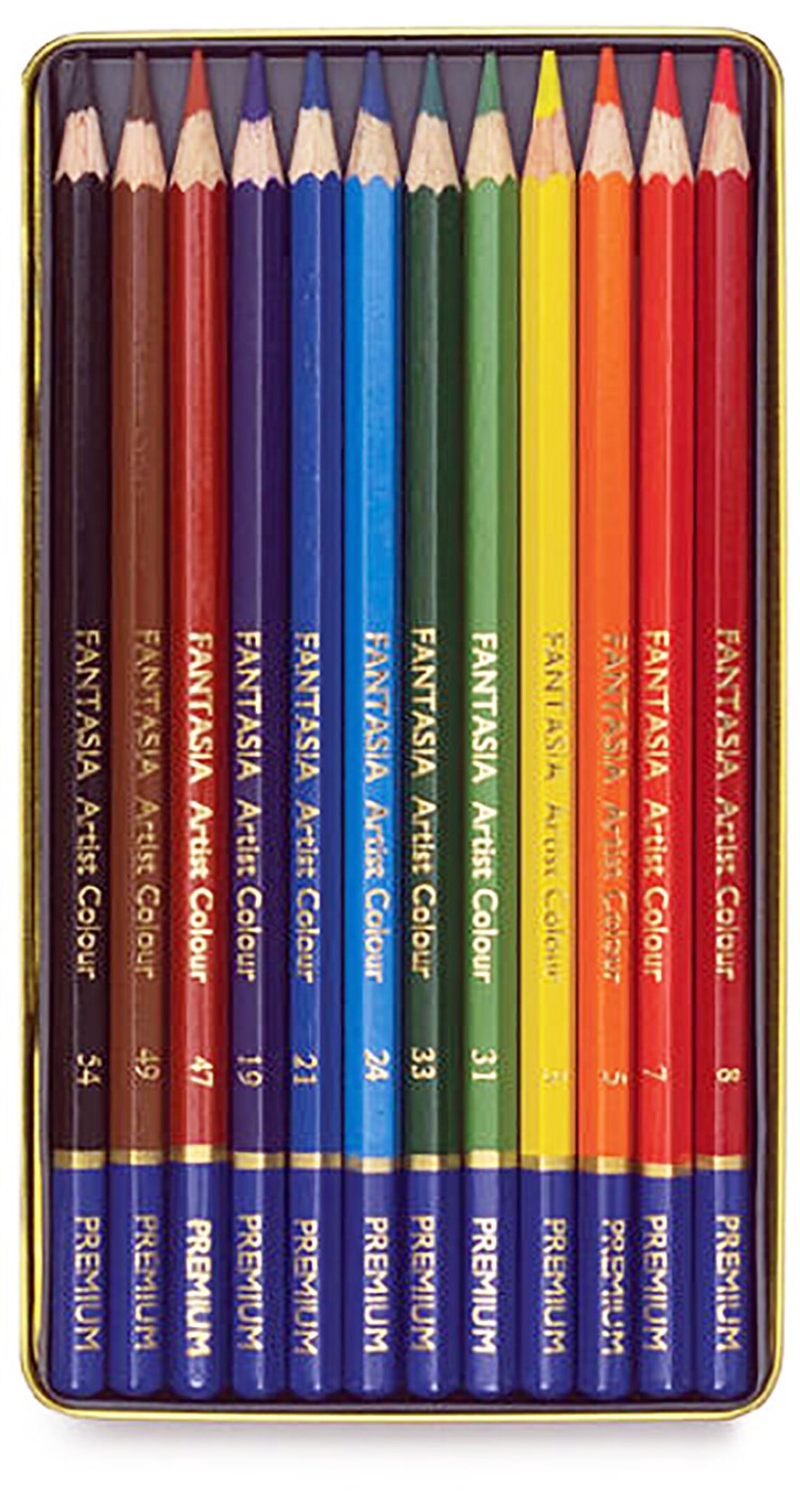 Fantasia Artist Premium Colored Pencils in Storage Tin 12 Etsy