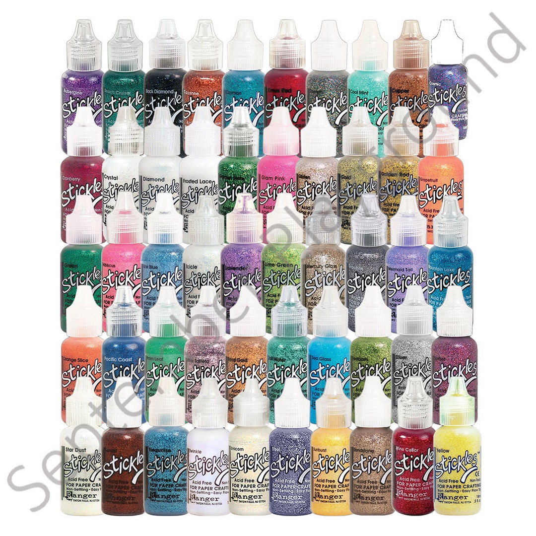 Ranger Stickles Colla Glitter Girasole Giallo 0.5 Oz: Cola Glitterata Per Scrapbooking E Decorazioni