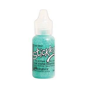 Ranger, Stickles Glitter Glue, Cool Mint Glitter Glue, Aqua Glitter Glue, Add Dimension, Add Sparkle, Green Glitter, Fresh & Clean, Blueish