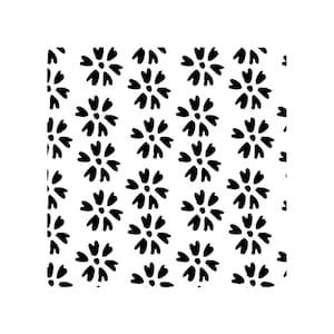 Carta Bella, Flower Stencil,  6x6", Fun Flowers, Background, Heart Flowers, Prettiest Picks, Pinwheels, Whimsical Floral, Fun